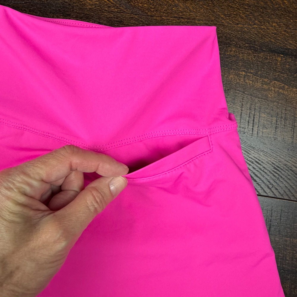 Scales Tiered Ruffle Performance Skort Hot Pink S Pickleball Tennis Golf Skirt - Picture 8 of 14